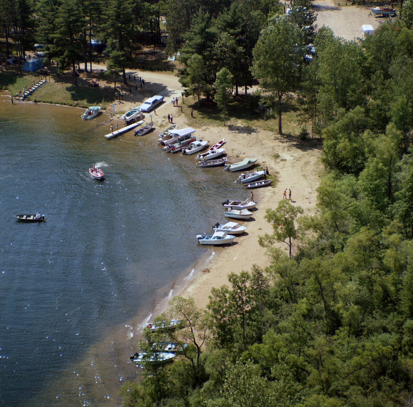 Boat ramp at a Corps of Engineers reservoir