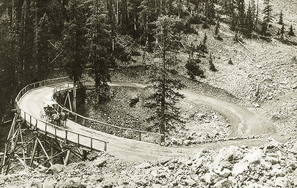 Corkscrew at Yellowstone National Park