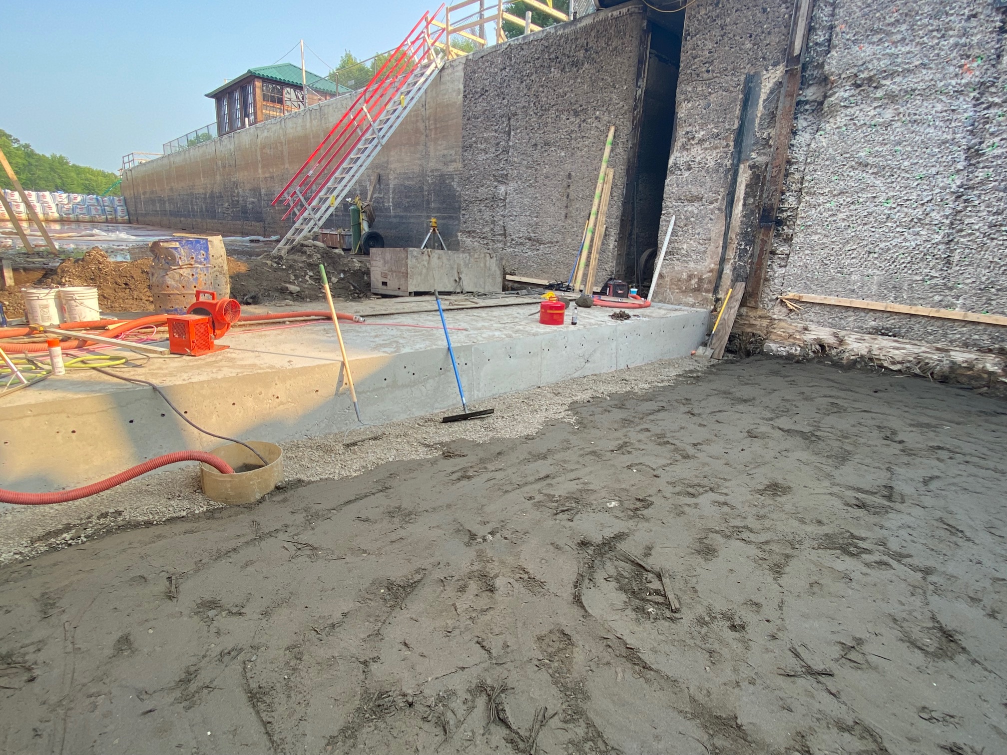 A construction site