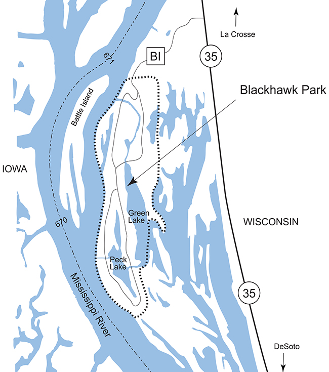 Blackhawk Park map