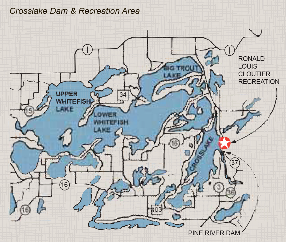 Cross Lake Map